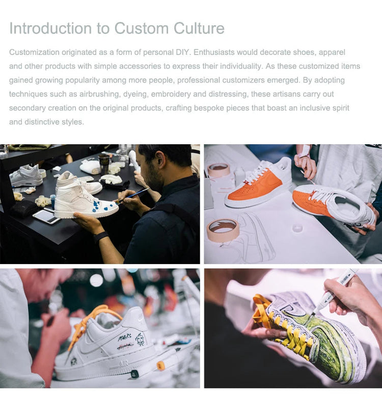 Sneakers Personalizzate Nike Court Vision 1 Low Ink Wash Stile Cinese Splatter Resistenti all'Usura Scarpe da Skate per Uomo platinumshop