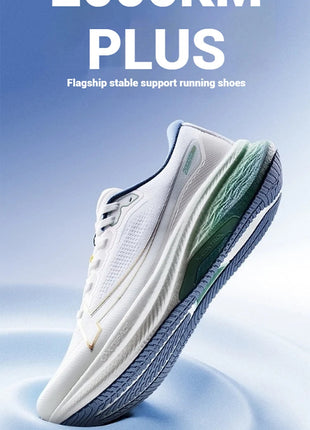 Xtep 2000km Plus Running Shoes 2025 New Spring Lightweight Anti-slip Wear-Resistant Men's Training Jogging Sneakers 875319110001 PlatiNum