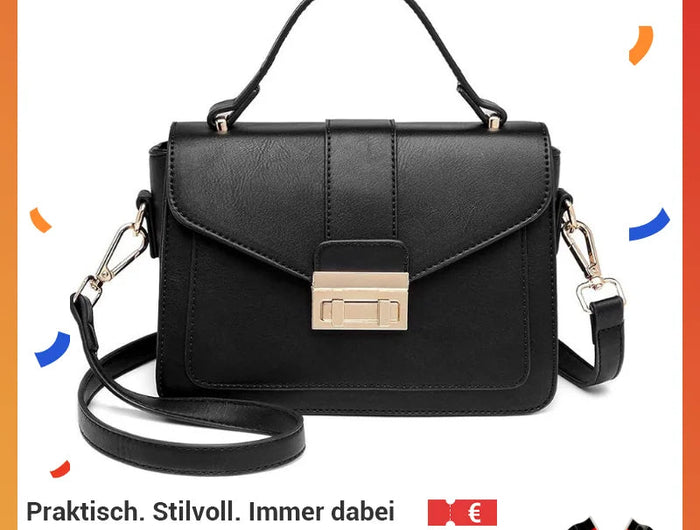 Miss Lulu WOMEN'S Handbag Small Elegant Handle bag Leather shoulder bag Stylish Shoulder bag Shoulder for Allt PlatiNum