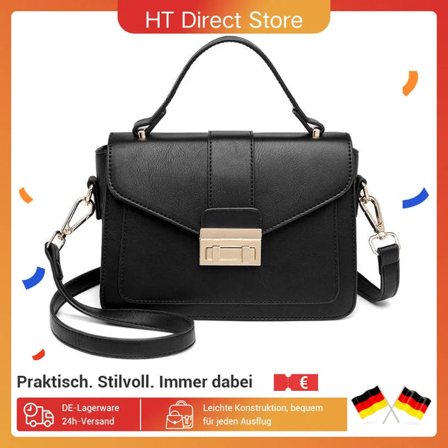 Miss Lulu WOMEN'S Handbag Small Elegant Handle bag Leather shoulder bag Stylish Shoulder bag Shoulder for Allt PlatiNum
