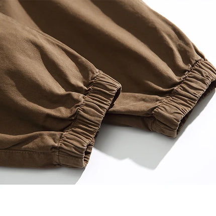 High Quality Cotton Cargo Pants For Men Japanese Streetwear Plus Size Tactical Pants Harajuku Casual Joggers Fashion Trousers