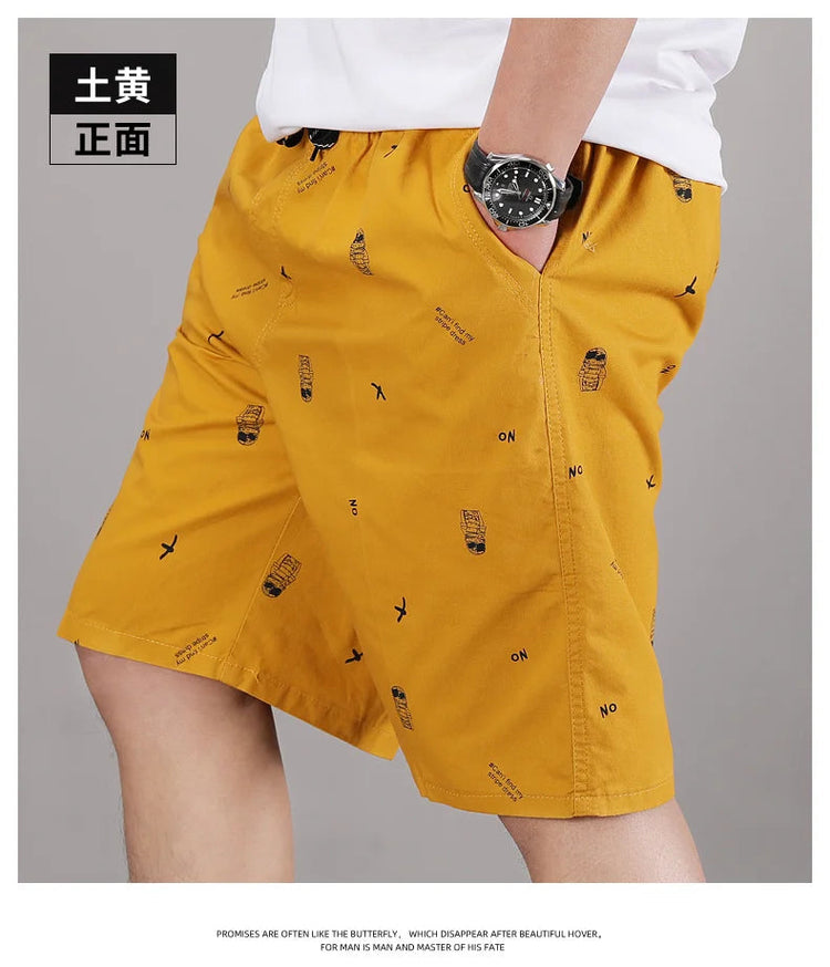 Top Quality 100% cotone Nuovo marchio estivo Moda casual Streetwear Pantaloncini da surf Pantaloni da uomo Pantaloni larghi con coulisse Abbigliamento da uomo platinumshop