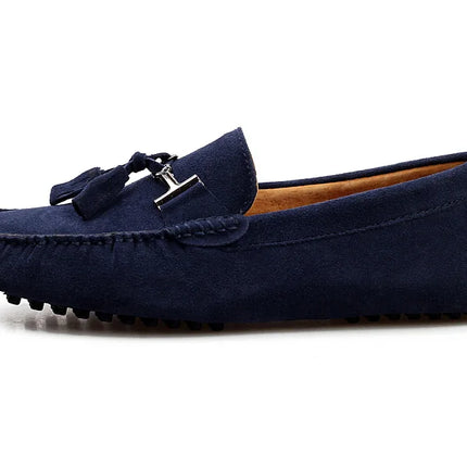 Mocassini da uomo primavera estate scarpe Casual in pelle scamosciata Slip-ons da uomo Luxury Brand Mocassin Man Plus Size 50 51 52 53 per piede grande