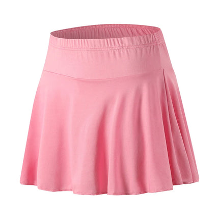 1/3-teiliges Set aus Damen-Midirock, einfarbigen Sommerschutzshorts, plissiertem Rock für Sport und Freizeit, modischem Yoga-Rock