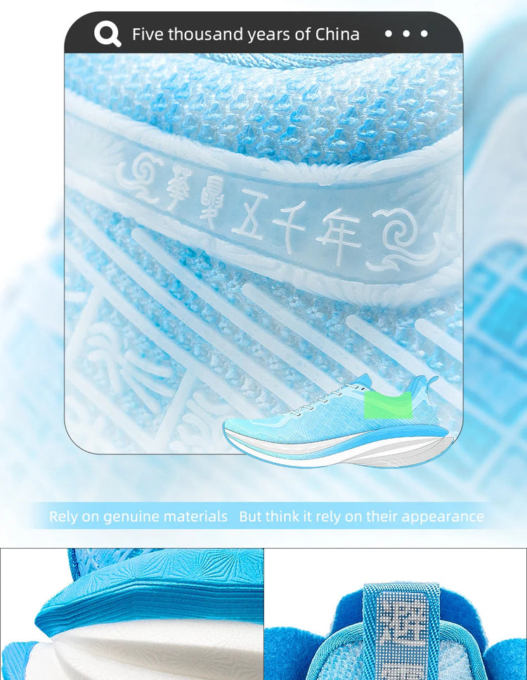 ONEMIX Scarpe da corsa da uomo in stile cinese Traspirante Carattere di moda Vamp Cuscino d'aria Scarpe sportive Scarpe da ginnastica da passeggio all'aperto PlatiNum