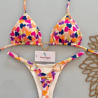 Micro Bikini 2026 Nuovo Costume da Bagno Donna Sexy Brasiliano Set Bikini Stampa Love Abbigliamento da Spiaggia Biquini Femminile