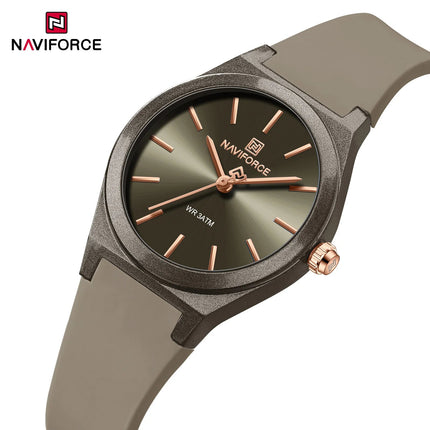 NAVIFORCE 2025 Orologi moda donna Orologio al quarzo Sport Cinturino in silicone Orologi da polso da donna Orologio semplice Regalo relogios feminino platinumshop
