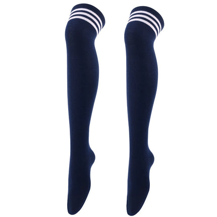 Calze Jk da donna Calzini cosplay per feste di Halloween Calzini sopra il ginocchio Calzini caldi Calza per stivali da donna Calzini lunghi a tripla banda