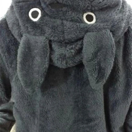 Anime Cartoon Cute Cosplay Kawaii Hooded Sweatshirt With Ears Harajuku Coral Fleece Sweatshirt Couple Sports Warm Hoodie
