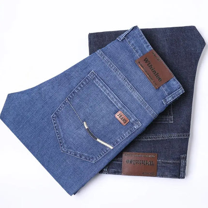 Nuovi pantaloncini di jeans di fascia alta da uomo nella primavera e nell'estate del 2025, pantaloncini di jeans casual da lavoro di marca larghi e versatili