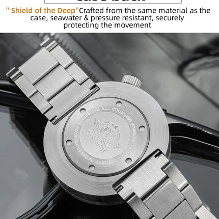 ADDIESDIVE New Men's Automatic Dive Watch Sapphire Crystal 3D Dial Ultra Bright Lume 1000m Water Resistance Men's Business Watch