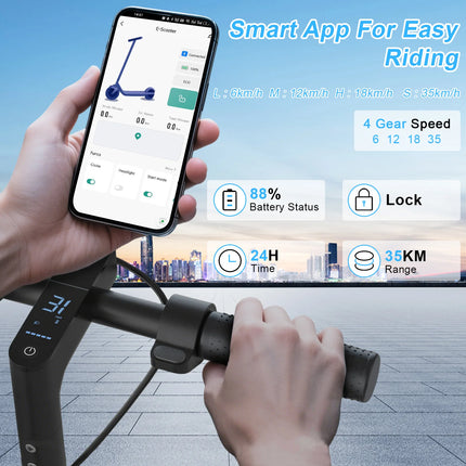Nuovo Monopattino Elettrico AOVOPRO 500W TX01 / VP10 2026, Ruote da 8.5/10 Pollici, Batteria ad Alta Capacità 42V10.5Ah, 35 km/h, Autonomia 35 km, E-Scooter Smart per Pendolari con Ammortizzazione