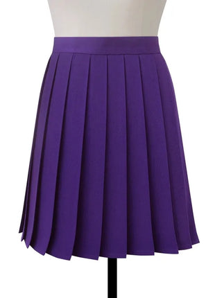 Gonna longuette a pieghe a vita alta da donna Y2k Estate al ginocchio stile preppy Harajuku Hot Street School Cosplay Casual Faldas femminili