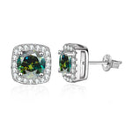 FB Argent - Vert / 0,5 ct Zircon SANS TRAITEMENT