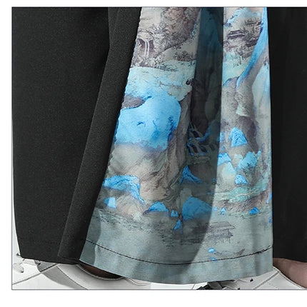Nuovi pantaloni da uomo e da donna Chinoiserie moda giapponese pantaloni sportivi da uomo larghi di grandi dimensioni abbinati a pantaloni larghi di grandi dimensioni