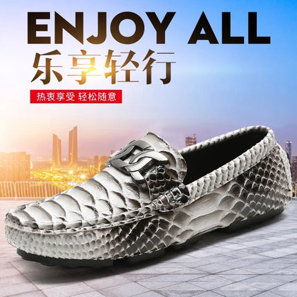 Mocassini in Pelle da Uomo 39-46, Scarpe Eleganti per Matrimoni e Feste, Calzature di Alta Qualità, Mocassini Slip-on di Lusso per Uomo