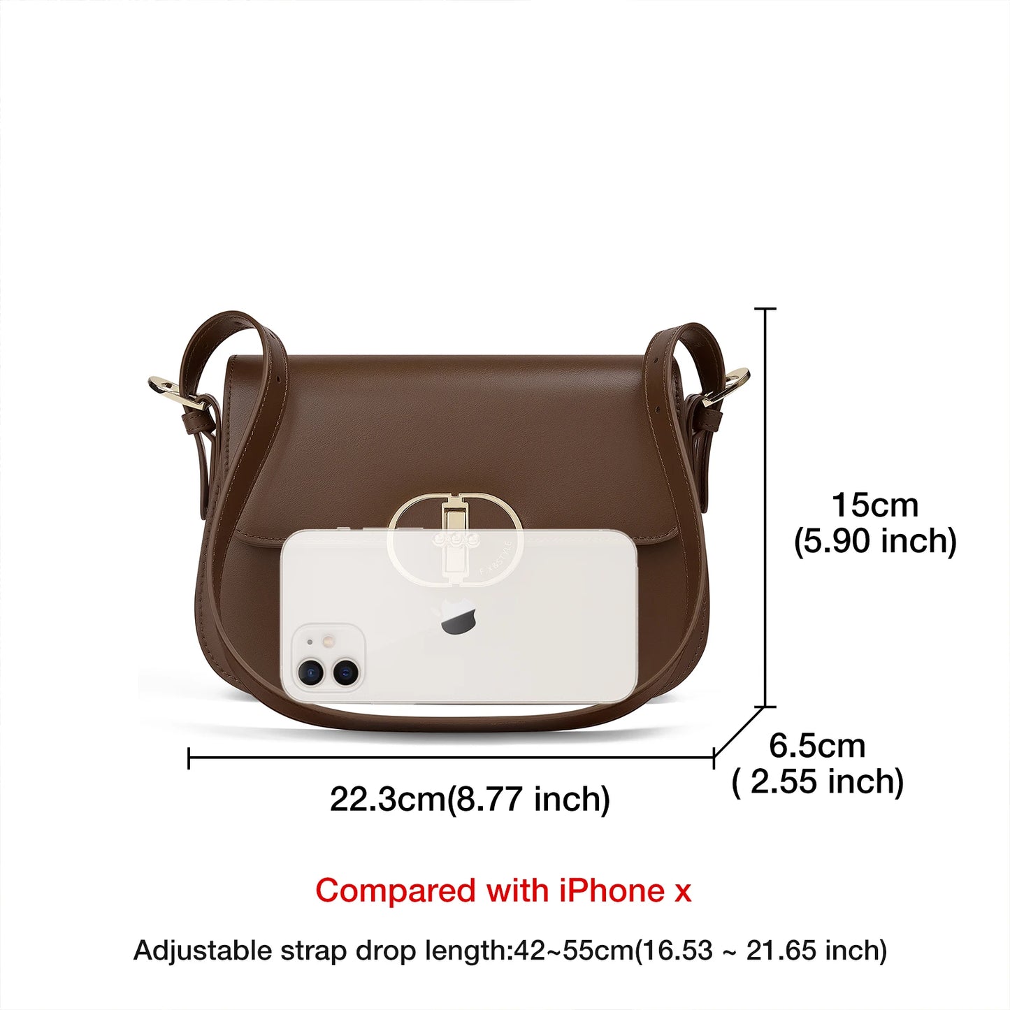FOXER Brand Split Leather Women's Shoulder Bag 2025 New Luxury Design Female Retro Crossbody Purse Gift for Mom