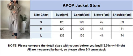 Elegant Lace Up Woolen Short Coat Solid Loose Lapel Furry Long Sleeve Belt Waist Jacket 2026 Spring Autumn Lady Chic Cardigan