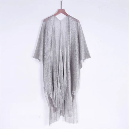 Nappa Oro Bikini Cover Up Abito da spiaggia sexy Tuniche per le donne Beachwear Nuova estate Vedere attraverso il costume da bagno Cover-up Caftano platinumshop
