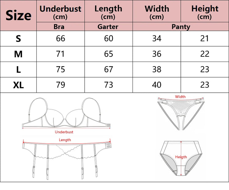 Women Lingeries Set Lace Embroidery Push Up Bra Panties Sets Deep V Gather Top Sexy Underwear Bras Brassiere Lingerie Set Sissy