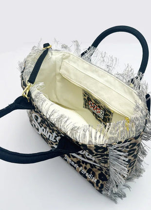 Fashion Classic Women's Tote Bag High Quality Tassel Shoulder Bag Trend Brand Elegant Ladies Beach Bag Designer Luxury Handbag PlatiNum