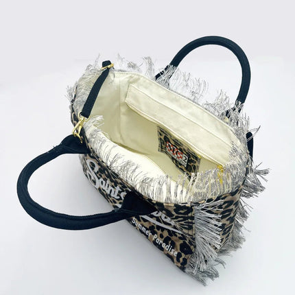 Fashion Classic Women's Tote Bag High Quality Tassel Shoulder Bag Trend Brand Elegant Ladies Beach Bag Designer Luxury Handbag PlatiNum