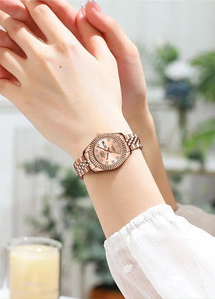 NIBOSI Orologi da donna con diamanti Orologio da donna casual di moda di lusso delle migliori marche Orologio da donna con data settimanale automatica impermeabile Reloj platinumshop