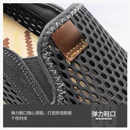 Mocassini Slip-On, Adatti per Scarpe Casual Estive Traspiranti da Uomo, Scarpe Leggere da Passeggio, Qualità Superiore