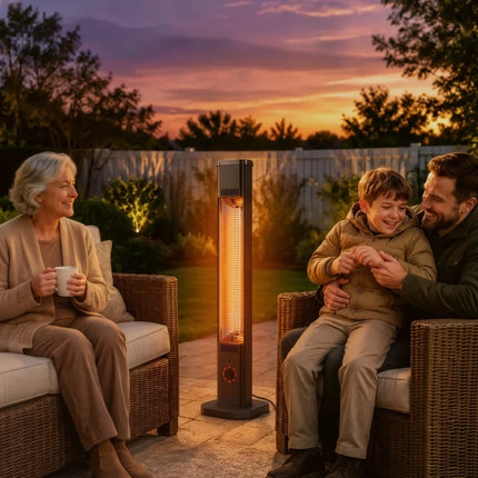 Freestanding Wall Mounting 2000W Infrared Heater Ip65 Waterproof Patio Heater for Garden Balcony