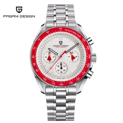 PAGANI DESIGN V5 PD1701 Orologi lunari Orologio al quarzo di lusso per uomo Cronografo sportivo con vetro zaffiro AR 100M impermeabile 2025