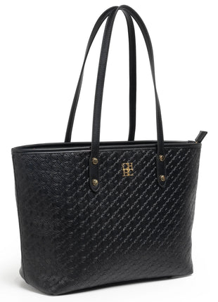 CH 2026 New Embossed Tote Bag Set 2Pcs Large Capacity Shoulder Bag with Pouch Luxury Designer Handbag for Women PlatiNum
