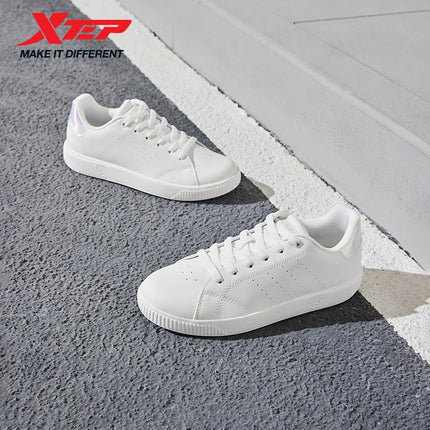 Xtep Scarpe da skateboard per donna 2025 Estate Leggero Durata Tempo libero Moda Lace Up Street Stlye Scarpe 874118310012