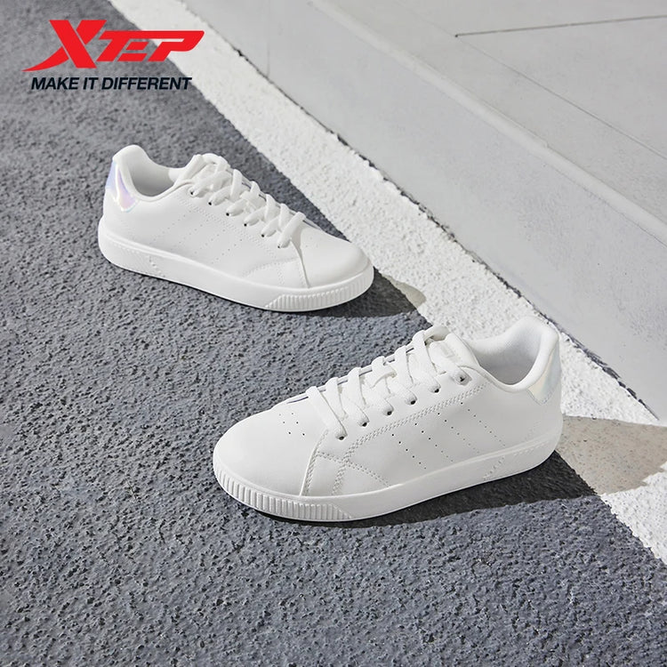 Xtep Scarpe da skateboard per donna 2025 Estate Leggero Durata Tempo libero Moda Lace Up Street Stlye Scarpe 874118310012