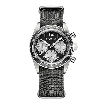ADDIESDIVE New Chronograph 0S20 Quartz Wristwatch Luxury Men Watch Ceramic Bezel Domed Glass 100m Waterproof BGW9 Luminous
