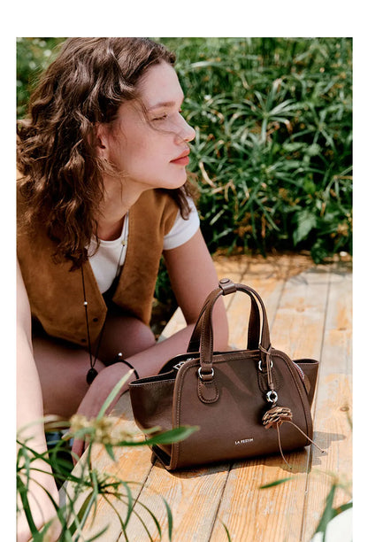 LA FESTIN Original Brand Women's Bag Shoulder Bag Leather Handbag 2025 New Dumpling Bag Fashion Crossbody Bag Lady Wallet