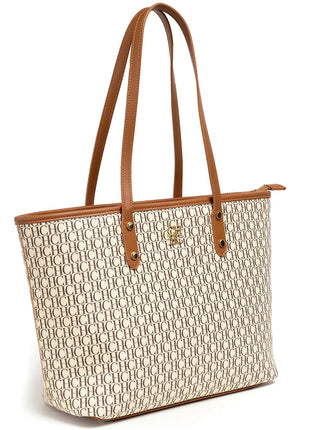 CH 2026 New Embossed Tote Bag Set 2Pcs Large Capacity Shoulder Bag with Pouch Luxury Designer Handbag for Women PlatiNum