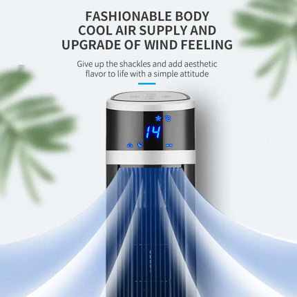 Ventilatore a Torre 2026 Nuovo Modello Aggiornato, Ventilatore da Terra, Ventilatore Verticale Silenzioso Senza Pale, Compagno per Condizionatore d'Aria, Ventilatore Elettrico Domestico Senza Pale