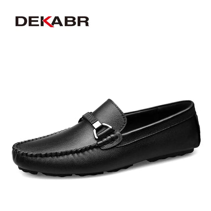 DEKABR Mocassini estivi Uomo Mocassini di marca di lusso Scarpe da uomo Mocassini in pelle Scarpe Slip on Mocassini da lavoro antiscivolo per uomo