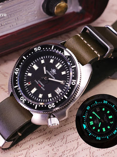 ADDIESDIVE Men's Watch Sapphire Glass Stainless Steel NH35 Automatic Mechanical Watch BGW9 Luminous 200m Waterproof Dive Watch