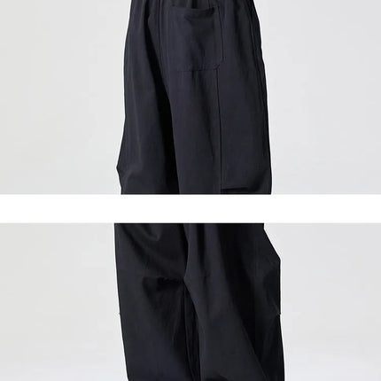 Pantaloni Casual da Uomo Primaverili in Offerta, a Vita Alta, Comodi, Stile Semplice, Tinta Unita, Vestibilità Larga, in Cotone, Gamba Dritta