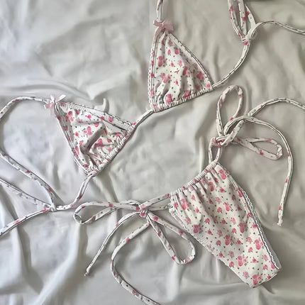 Micro Bikini Push Up Costumi da bagno donna 2025 Costumi da bagno femminili sexy Bikini brasiliano Perizoma Biquini Costumi da bagno Stampa Beachwear platinumshop
