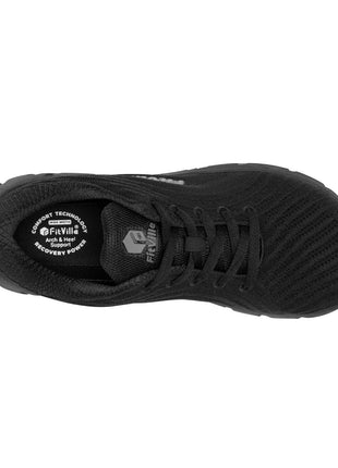FitVille Wide Toe Box Shoes For Women Breathable Wide Fit Running Shoe Lightweight for Swollen Feet with Cushioned Relief Pain PlatiNum