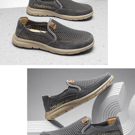 Mocassini Slip-On, Adatti per Scarpe Casual Estive Traspiranti da Uomo, Scarpe Leggere da Passeggio, Qualità Superiore