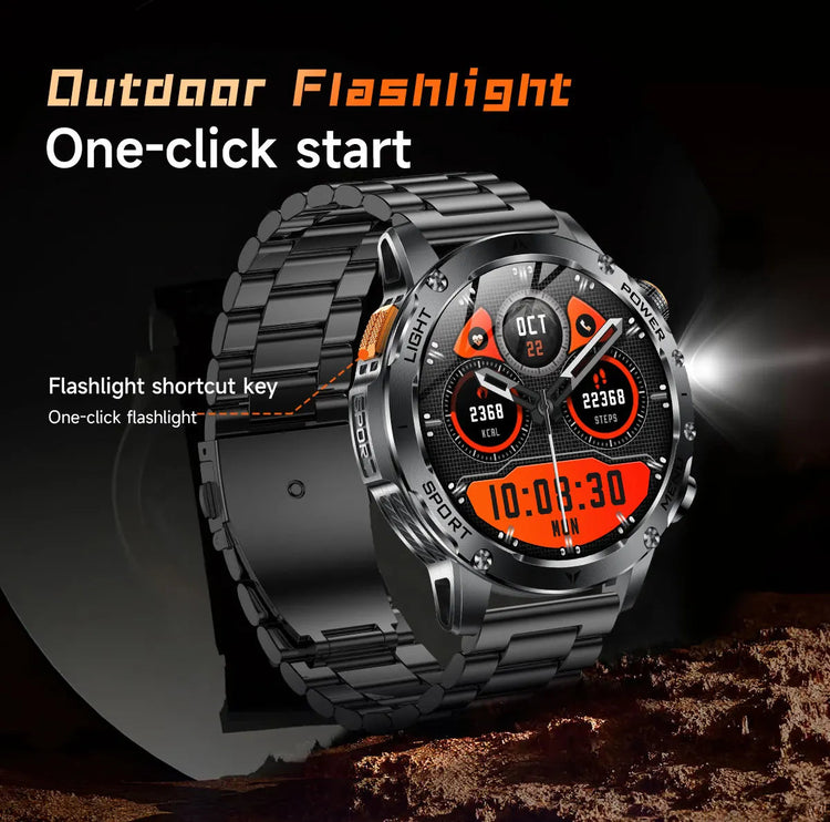 2025 Uomini Schermo AMOLED da 1,7 pollici Astuto Della Vigilanza 1000mAh Batteria Frequenza Cardiaca Chiamata Bluetooth NFC GPS Tracker Sport Fitness Orologi Nuovo platinumshop