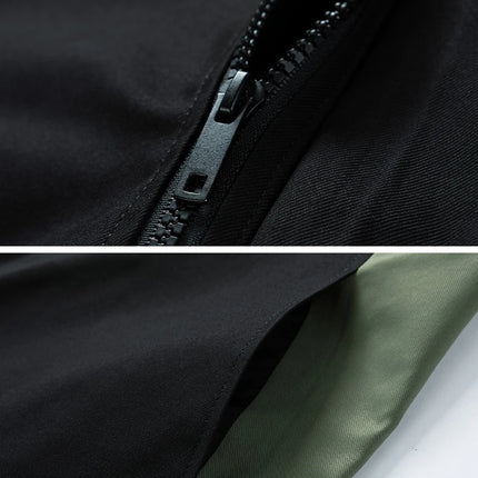 8XL Plus Size Windbreaker Jacket Men Spring Autumn Outerwear Fashion Casual Patchwork Jackets Coats Male Big Size 8XL
