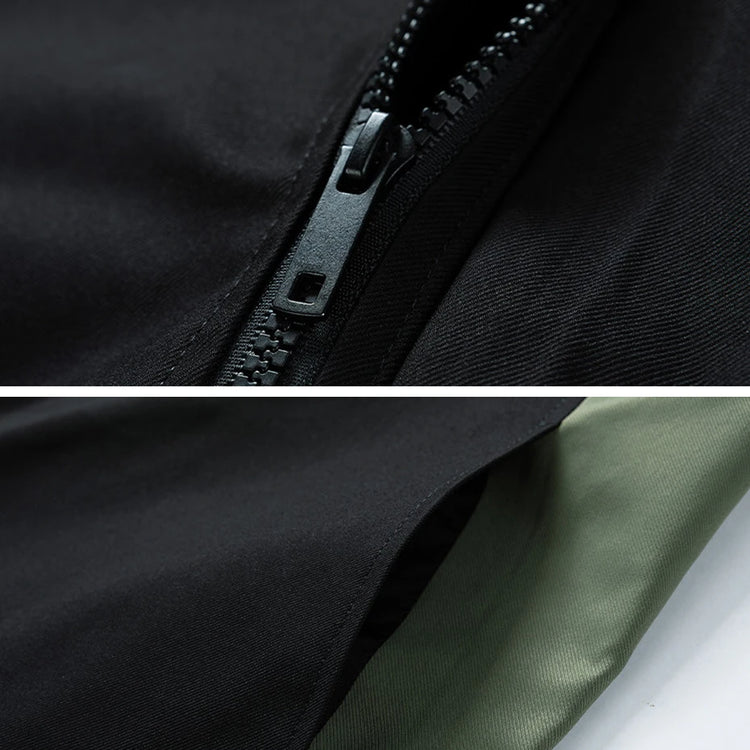 8XL Plus Size Windbreaker Jacket Men Spring Autumn Outerwear Fashion Casual Patchwork Jackets Coats Male Big Size 8XL