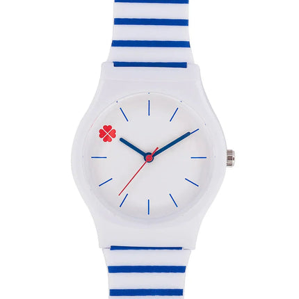Orologio da studente/donna con cinturino in silicone alla moda casual Orologio in cristallo classico di alta qualità con novità per cartoni animati platinumshop