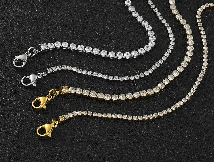 Stainless Steel Chain High Quality Fashion Jewelry Neo-Gothic Style for Men And Women PlatiNum
