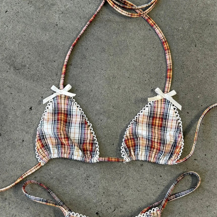 Bikini Push-Up 2026, Costume da Bagno Sexy da Donna, Set Bikini Brasiliano, Costume da Bagno con Fiocco, Abbigliamento da Spiaggia platinumshop