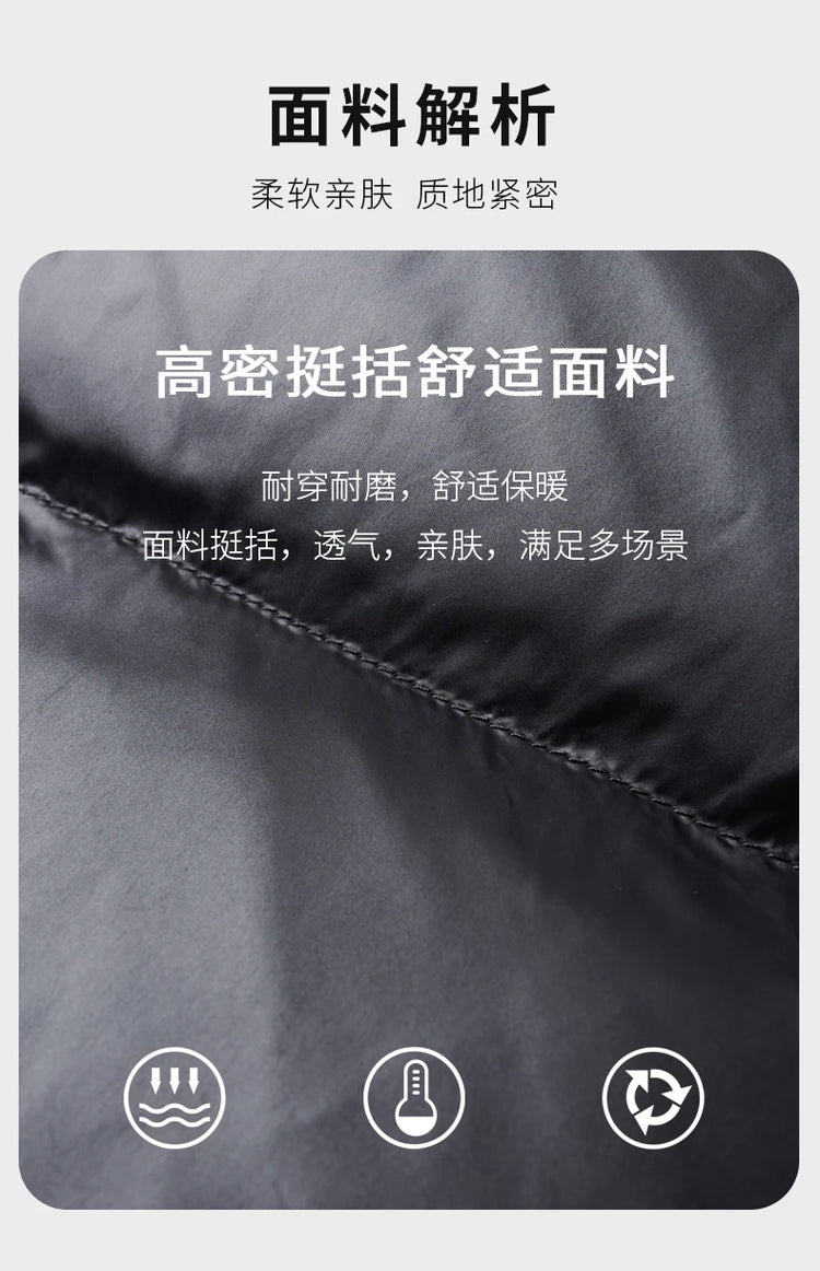 New arrival winter jacket 90% white duck down jackets men,mens thicken warm parkas winter down coat,autumn hooded parkas men